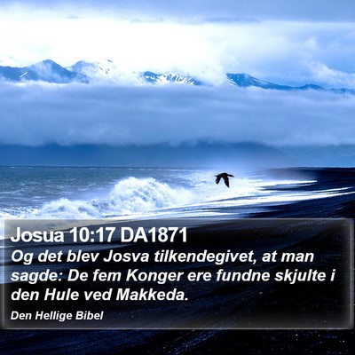 Josua 10:17 DA1871 Bible Verse Image