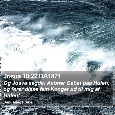 Josua 10:22 DA1871 Bible Verse Image