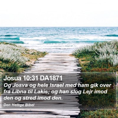 Josua 10:31 DA1871 Bible Verse Image