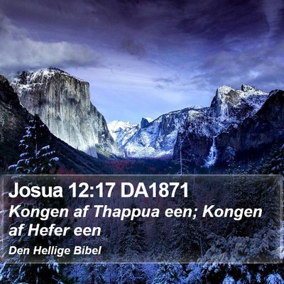 Josua 12:17 DA1871 Bible Verse Image