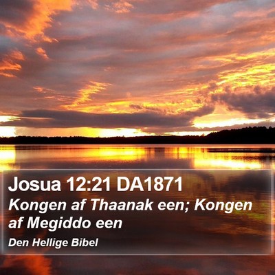 Josua 12:21 DA1871 Bible Verse Image
