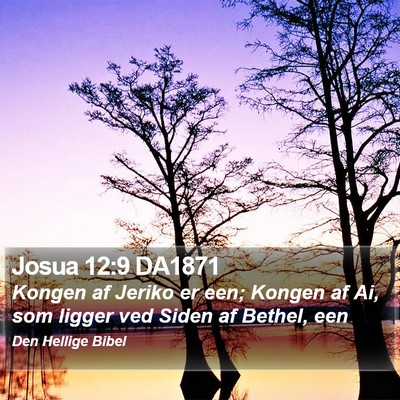 Josua 12:9 DA1871 Bible Verse Image