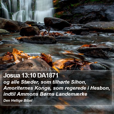 Josua 13:10 DA1871 Bible Verse Image