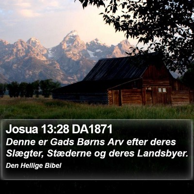 Josua 13:28 DA1871 Bible Verse Image