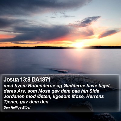 Josua 13:8 DA1871 Bible Verse Image