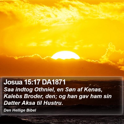 Josua 15:17 DA1871 Bible Verse Image