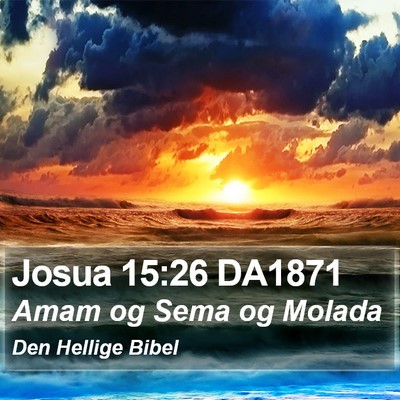 Josua 15:26 DA1871 Bible Verse Image