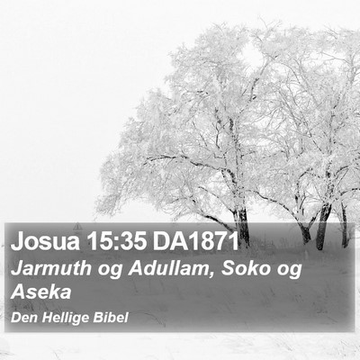 Josua 15:35 DA1871 Bible Verse Image