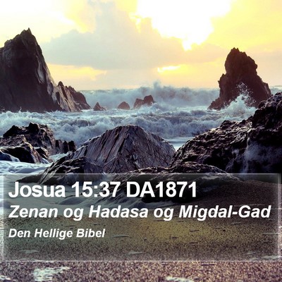 Josua 15:37 DA1871 Bible Verse Image