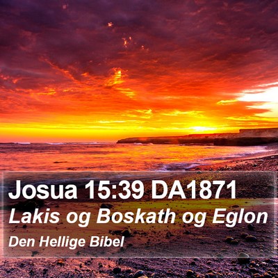 Josua 15:39 DA1871 Bible Verse Image