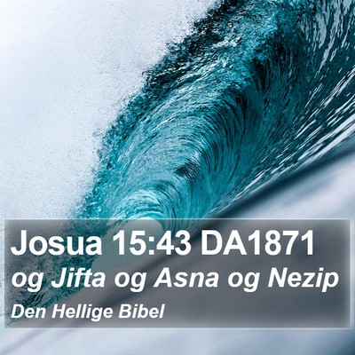 Josua 15:43 DA1871 Bible Verse Image