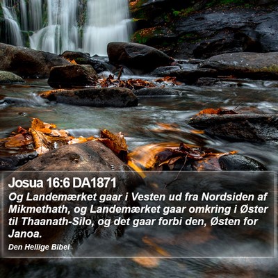 Josua 16:6 DA1871 Bible Verse Image