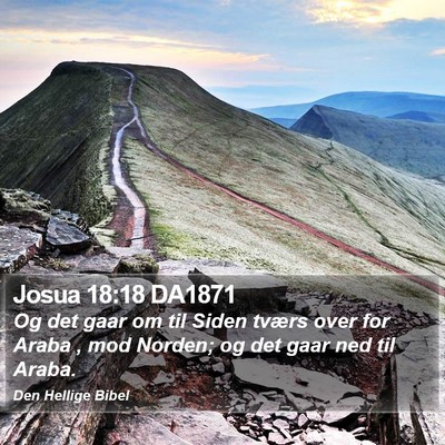 Josua 18:18 DA1871 Bible Verse Image