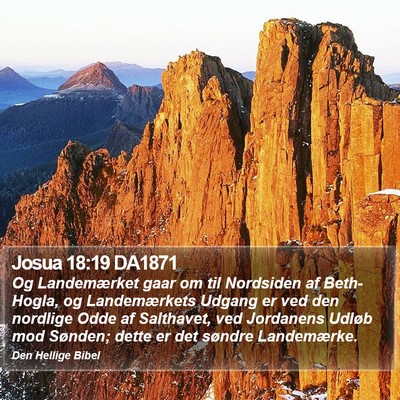 Josua 18:19 DA1871 Bible Verse Image