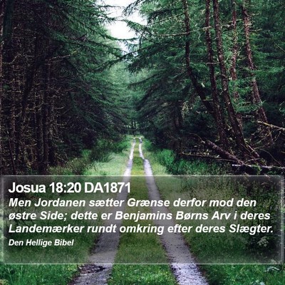 Josua 18:20 DA1871 Bible Verse Image