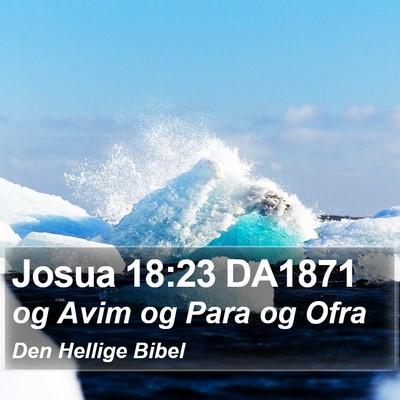 Josua 18:23 DA1871 Bible Verse Image