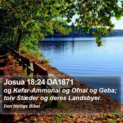 Josua 18:24 DA1871 Bible Verse Image