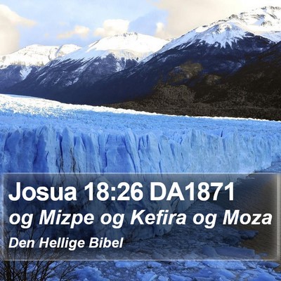 Josua 18:26 DA1871 Bible Verse Image