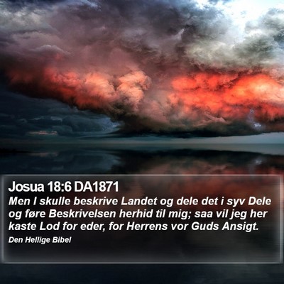 Josua 18:6 DA1871 Bible Verse Image