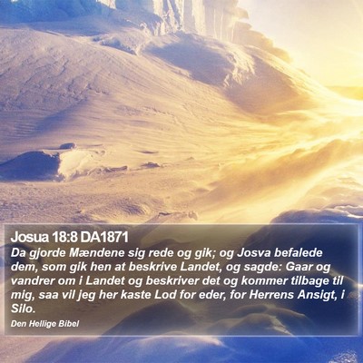 Josua 18:8 DA1871 Bible Verse Image