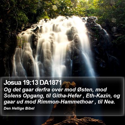 Josua 19:13 DA1871 Bible Verse Image