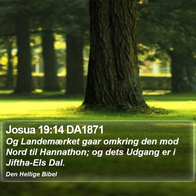 Josua 19:14 DA1871 Bible Verse Image