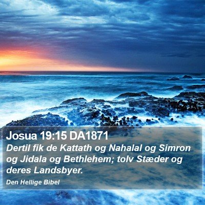 Josua 19:15 DA1871 Bible Verse Image