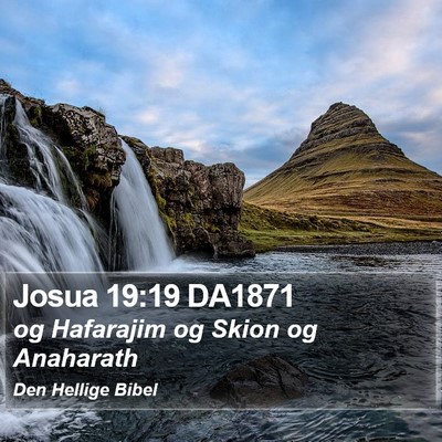 Josua 19:19 DA1871 Bible Verse Image
