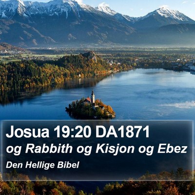Josua 19:20 DA1871 Bible Verse Image
