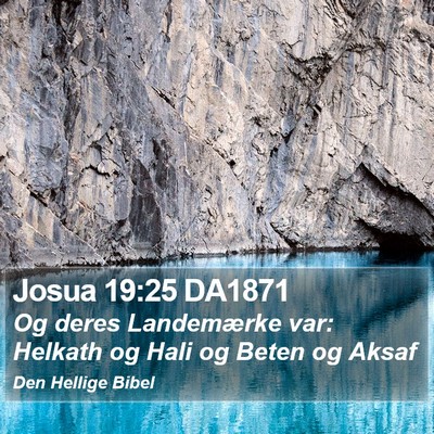 Josua 19:25 DA1871 Bible Verse Image