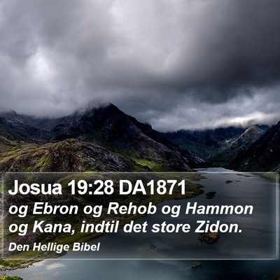 Josua 19:28 DA1871 Bible Verse Image