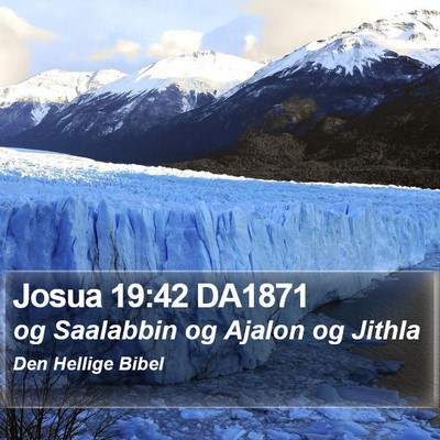 Josua 19:42 DA1871 Bible Verse Image
