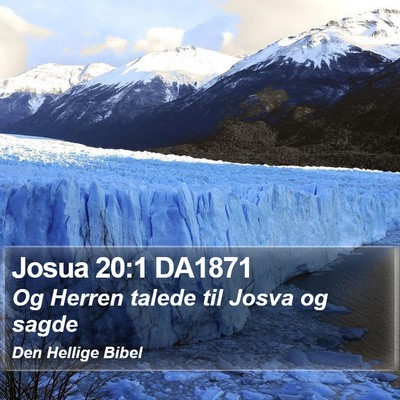 Josua 20:1 DA1871 Bible Verse Image