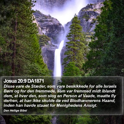 Josua 20:9 DA1871 Bible Verse Image