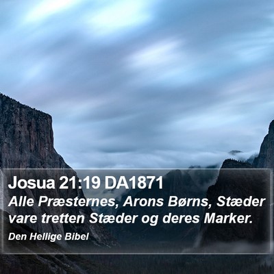 Josua 21:19 DA1871 Bible Verse Image