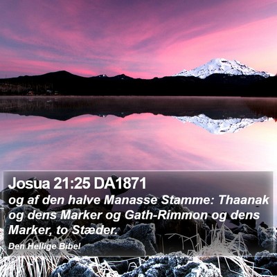 Josua 21:25 DA1871 Bible Verse Image