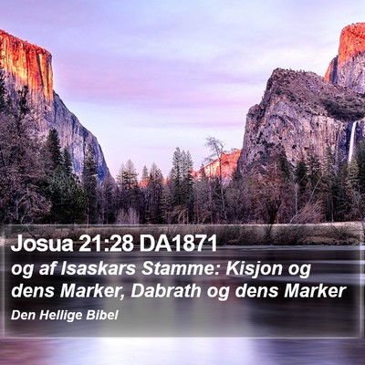 Josua 21:28 DA1871 Bible Verse Image