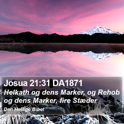 Josua 21:31 DA1871 Bible Verse Image