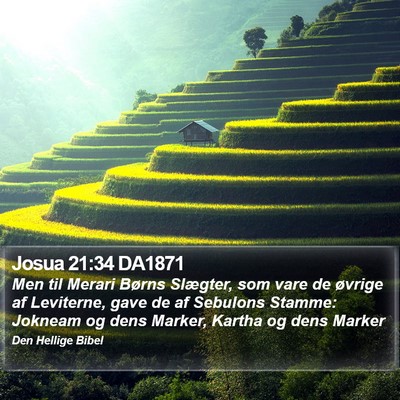 Josua 21:34 DA1871 Bible Verse Image