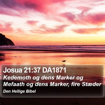 Josua 21:37 DA1871 Bible Verse Image