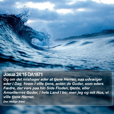 Josua 24:15 DA1871 Bible Verse Image