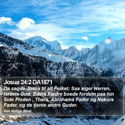 Josua 24:2 DA1871 Bible Verse Image