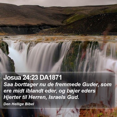 Josua 24:23 DA1871 Bible Verse Image