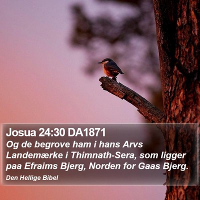 Josua 24:30 DA1871 Bible Verse Image