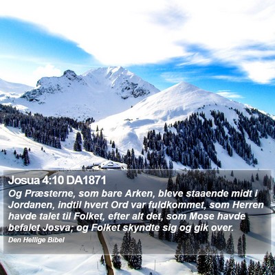 Josua 4:10 DA1871 Bible Verse Image