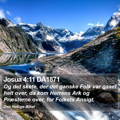 Josua 4:11 DA1871 Bible Verse Image