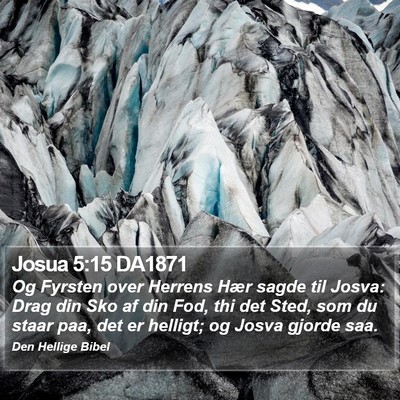 Josua 5:15 DA1871 Bible Verse Image