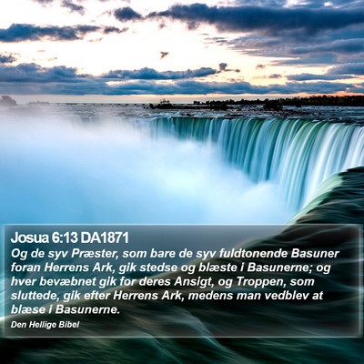 Josua 6:13 DA1871 Bible Verse Image