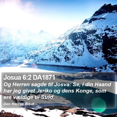 Josua 6:2 DA1871 Bible Verse Image
