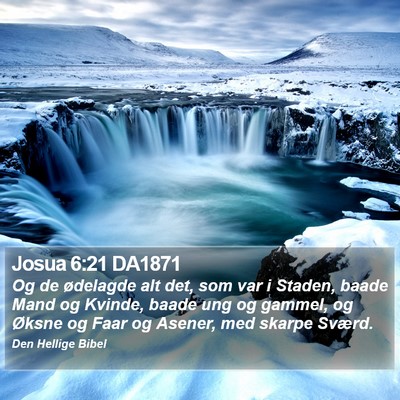 Josua 6:21 DA1871 Bible Verse Image
